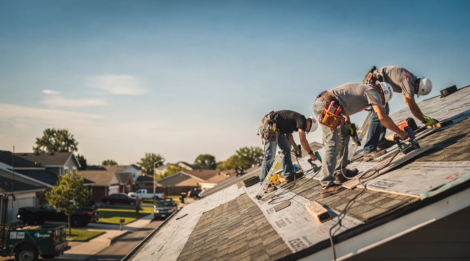 Roof Tarp Installation in Deer Lodge, TN